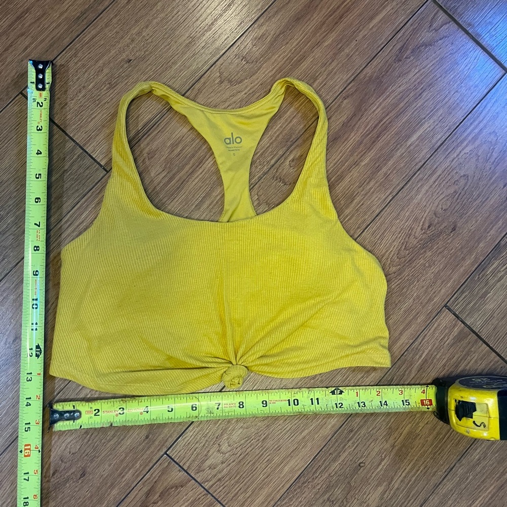 Alo yoga knot bra - tuscan sun